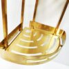 N291 – High Density Double Corner Shelf – Champagne Gold 9 Double Champagne Gold Corner Shelf | 2-Tier High-Density Aluminum Shower Organizer