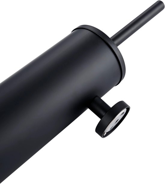 Premium Concealed Toilet Brush & Holder | Gun Grey Minimalist Wall-Mounted Set