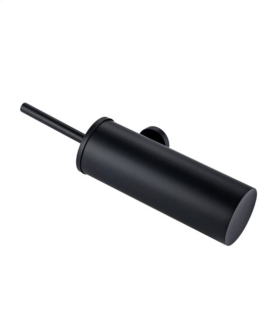 Premium Concealed Toilet Brush & Holder | Gun Grey Minimalist Wall-Mounted Set