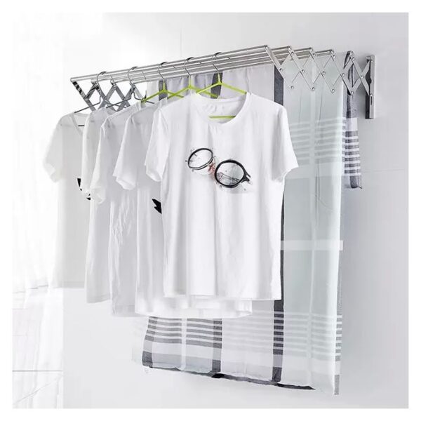 N315 – Premium Adjustable 5 Tier Towel Rack ( SS304 ) – Mirror 13 Premium Adjustable 5 Tier Towel Rack | SS304 Mirror Finish Retractable Dryer