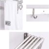 N315 – Premium Adjustable 5 Tier Towel Rack ( SS304 ) – Mirror 4 Premium Adjustable 5 Tier Towel Rack | SS304 Mirror Finish Retractable Dryer