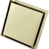 Antique Brass Concealed Floor Drain | Non-Return Valve Tile-Insert Strainer