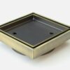 Antique Brass Concealed Floor Drain | Non-Return Valve Tile-Insert Strainer