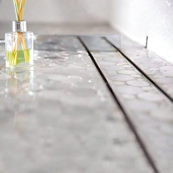 50cm Linear Shower Drain | Polished Mirror Finish Tile-Insert Drainage System