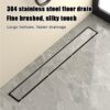 50cm Linear Shower Drain | Polished Mirror Finish Tile-Insert Drainage System