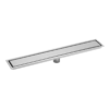 50cm Linear Shower Drain | Polished Mirror Finish Tile-Insert Drainage System