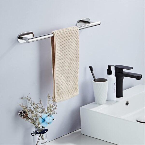 Towel Bar – Mirror | High-Polish Stainless Steel Bath Rail