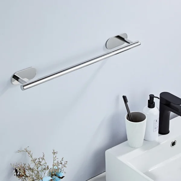 Towel Bar – Mirror | High-Polish Stainless Steel Bath Rail