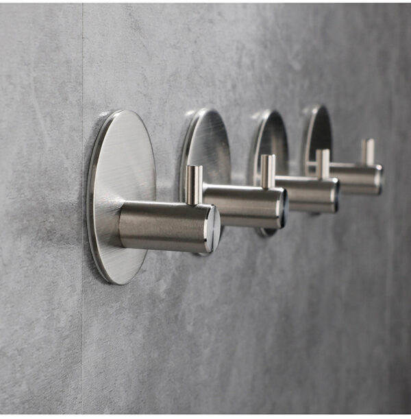 N339 – Rob Hook ( 3m or Screw Option ) 14 Modern Robe Hook | Professional Stainless Steel Wall-Mounted Hanger