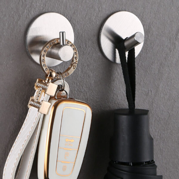 N339 – Rob Hook ( 3m or Screw Option ) 5 Modern Robe Hook | Professional Stainless Steel Wall-Mounted Hanger