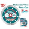 7" 180mm Segmented Granite Diamond Cutting Disc | Professional Dry & Wet Stone Saw Blade