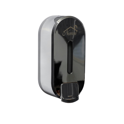 ABS Soap Dispenser 750ml – Chrome (N373) Soap Dispenser | 750ml Chrome Wall-Mounted Manual Liquid Holder