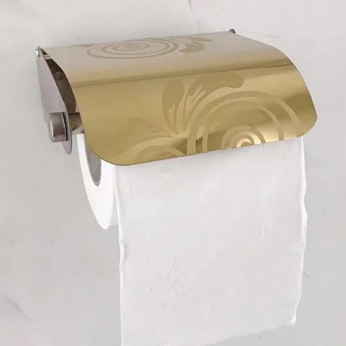 Tissue Holder | Gold Finish K02 Wall-Mounted Paper Dispenser
