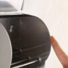 N015 ( Box Tissue Holder – Mirror ) 10 Box Tissue Holder | Mirror Finish Stainless Steel Enclosed Toilet Paper Dispenser