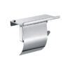 Tissue Holder | K23A Mirror Finish Wall-Mounted Paper Dispenser with Integrated Utility Shelf