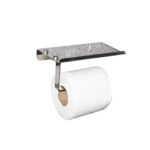 N017 ( K23A Tissue Holder with a Phone - Soap Stand ) Tissue Holder | K23A Mirror Finish Paper Holder with Integrated Phone & Soap Stand