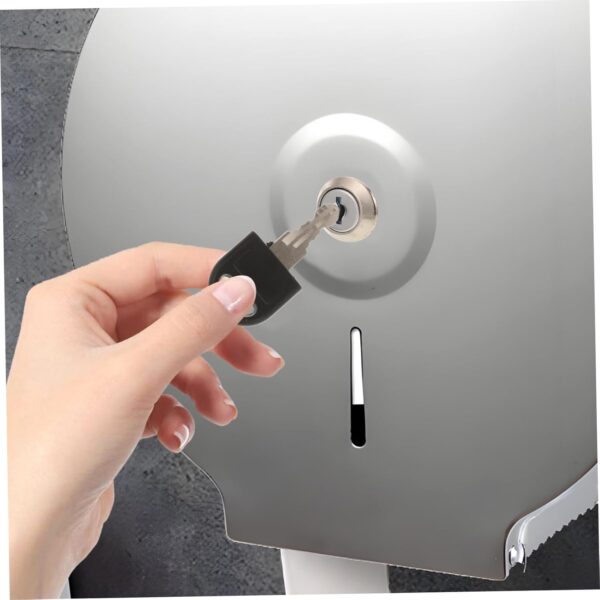 Commercial Tissue Dispenser | Matte Finish Stainless Steel Jumbo Roll Dispenser with Security Lock