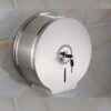 Commercial Tissue Dispenser | Matte Finish Stainless Steel Jumbo Roll Dispenser with Security Lock