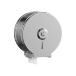Commercial Tissue Dispenser | Matte Finish Stainless Steel Jumbo Roll Dispenser with Security Lock