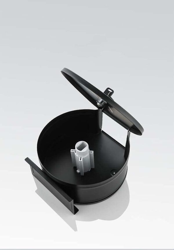Jumbo Tissue Dispenser | Matte Black SUS304 Stainless Steel Commercial Paper Holder