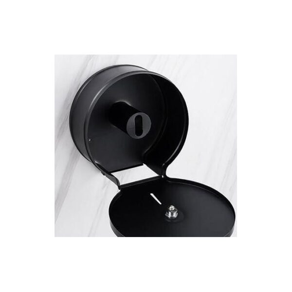Jumbo Tissue Dispenser | Matte Black SUS304 Stainless Steel Commercial Paper Holder