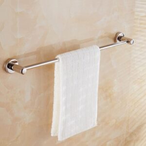 (8821) Single Towel Bar | 60cm Stainless Steel Wall-Mounted Bathroom Rack