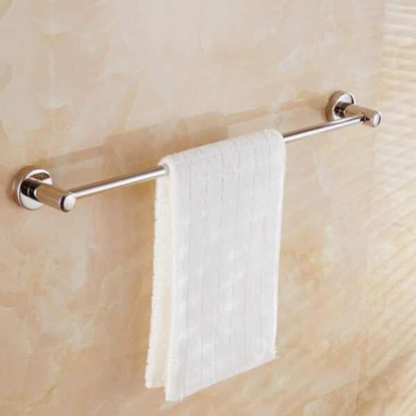 (8821) Single Towel Bar | 60cm Stainless Steel Wall-Mounted Bathroom Rack