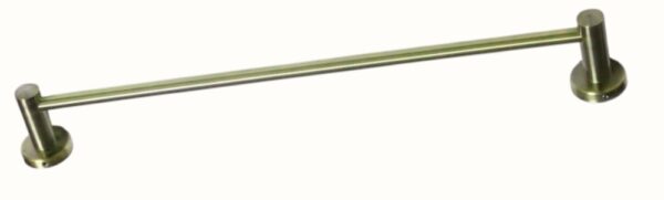AB Single Towel Bar | 60cm Antique Brass Stainless Steel Wall-Mounted Bathroom Rack