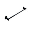N023B – Single Towel Bar – Black Single Towel Bar | Matte Black Stainless Steel Wall-Mounted Bathroom Rack