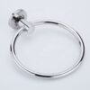 N025 ( Round Towel Ring ) 14 Round Towel Ring | Polished Stainless Steel Wall-Mounted Hand Towel Holder