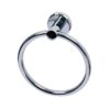 N025 ( Round Towel Ring ) 3 Round Towel Ring | Polished Stainless Steel Wall-Mounted Hand Towel Holder
