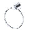 N025 ( Round Towel Ring ) 7 Round Towel Ring | Polished Stainless Steel Wall-Mounted Hand Towel Holder