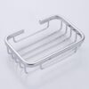 N036 – Wire Soap Dish – Square 6 Wire Soap Dish | Square Stainless Steel Wall-Mounted Soap Basket