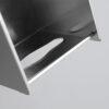 Dual Use Tissue Or Serviette Holder | Mirror Finish Stainless Steel Square Enclosed Dispenser