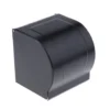 N058B – K10AA Box Tissue Holder – Black 10 Box Tissue Holder | K10AA Matte Black Stainless Steel Enclosed Toilet Paper Dispenser