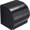 N058B – K10AA Box Tissue Holder – Black 2 Box Tissue Holder | K10AA Matte Black Stainless Steel Enclosed Toilet Paper Dispenser