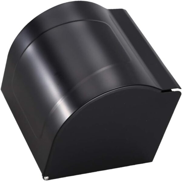 N058B – K10AA Box Tissue Holder – Black 6 Box Tissue Holder | K10AA Matte Black Stainless Steel Enclosed Toilet Paper Dispenser