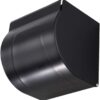 N058B – K10AA Box Tissue Holder – Black 7 Box Tissue Holder | K10AA Matte Black Stainless Steel Enclosed Toilet Paper Dispenser