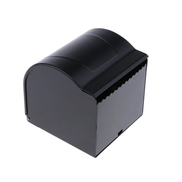 N058B – K10AA Box Tissue Holder – Black 9 Box Tissue Holder | K10AA Matte Black Stainless Steel Enclosed Toilet Paper Dispenser