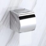 Box Tissue Holder | K12A Mirror Finish Stainless Steel Paper Dispenser with Integrated Soap Tray