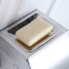 Box Tissue Holder | K12A Mirror Finish Stainless Steel Paper Dispenser with Integrated Soap Tray
