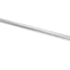 Single Towel Bar with Double Hook Plates | 60cm Stainless Steel Multi-Function Rail