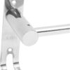 Single Towel Bar with Double Hook Plates | 60cm Stainless Steel Multi-Function Rail