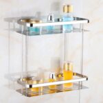 SS304 Double Rectangle Shelf | Multi-Tier Stainless Steel Storage Rack