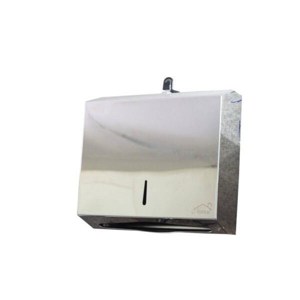 AK40 Serviette Dispenser | Mirror Finish Stainless Steel Wall-Mounted Paper Towel Holder