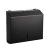 N068B – Jumbo Stainless Steel Serviette Dispenser – Black 10 Jumbo Serviette Dispenser | Matte Black SUS304 Stainless Steel Wall-Mounted Paper Towel Holder