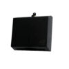 N068B – Jumbo Stainless Steel Serviette Dispenser – Black Jumbo Serviette Dispenser | Matte Black SUS304 Stainless Steel Wall-Mounted Paper Towel Holder