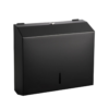 N068B – Jumbo Stainless Steel Serviette Dispenser – Black 2 Jumbo Serviette Dispenser | Matte Black SUS304 Stainless Steel Wall-Mounted Paper Towel Holder