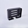 N092-B ( ZD006-SS304 Soap Dish – Black 136x97mm ) 8 SS304 Matte Black Soap Dish | 136 mm x 97 mm Rectangular Wall-Mounted Holder