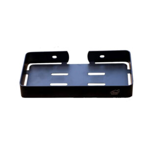 SS304 Matte Black Double Soap Dish | ZD006 High-Capacity Wall-Mounted Holder